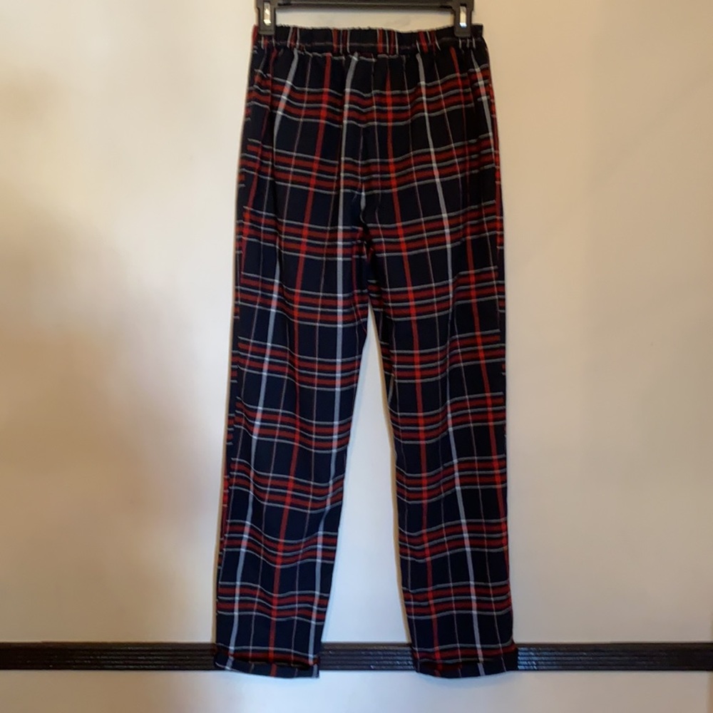 Plaid Double Pleated & Cuffed Pants